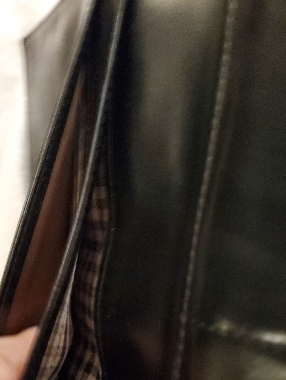 Vintage Lauren Ralph Lauren SOFT Black Leather Trifold Continental Flap Wallet - Picture 8 of 16